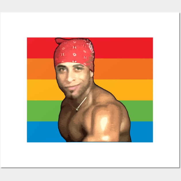 Ricardo Milos Pride Flag Wall Art by giovanniiiii